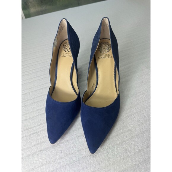 Vince Camuto Shoes - Vince Camuto Airmosah Women’s Blue Pointed Toe High Heel Pumps Size 9.5M